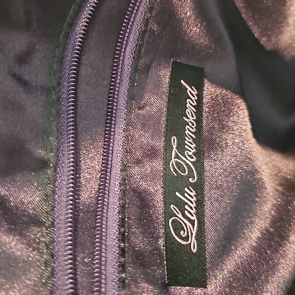 Lulu Townsend Purple Clutch Bag - Picture 3 of 4